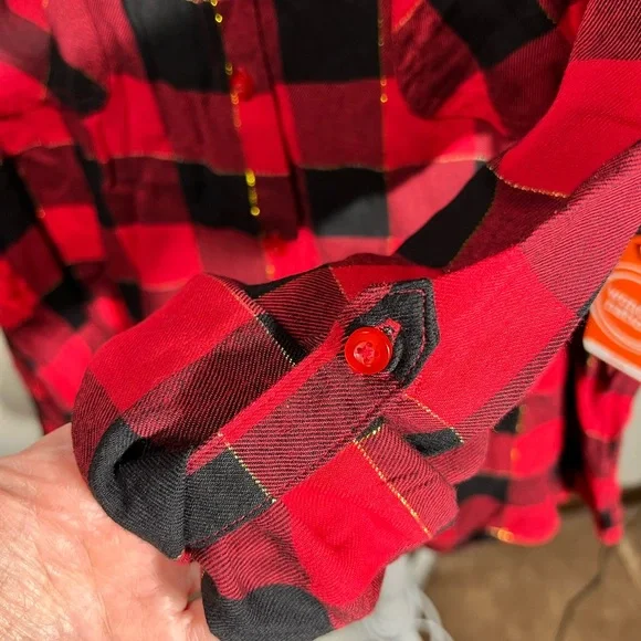 NWT LOT of 3 Plaid Flannel Wonder Nation Shirts - Picture 11 of 13
